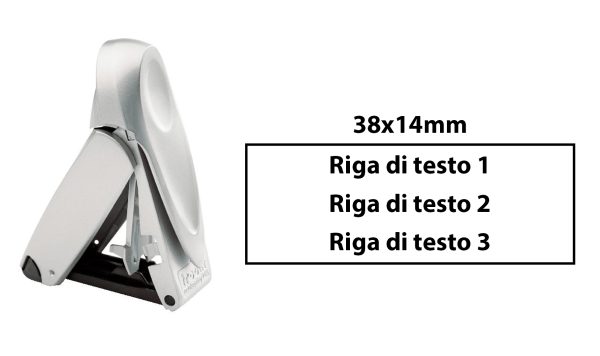 TRODAT 9411 timbro tascabile TOP QUALITY autoinchiostrante personalizzabile - immagine 2