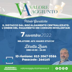 Il distacco dal riscaldamento centralizzato. L'onere del pagamento dei consumi involontari