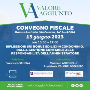 Convegno Fiscale- 15 giugno 2023
