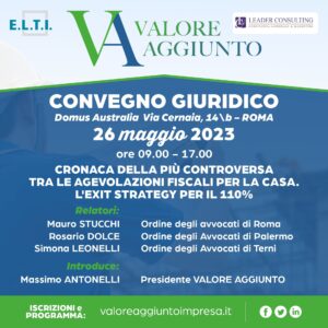 Convegno Giuridico - 26 maggio 2023