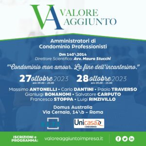 "Condominio mon amour. La fine dell'incantesimo."