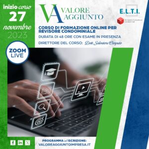 Corso di formazione online per revisore condominiale